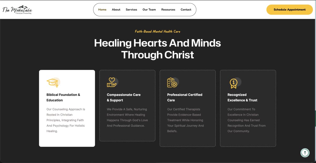 The Mountain Christian Counseling — New Site