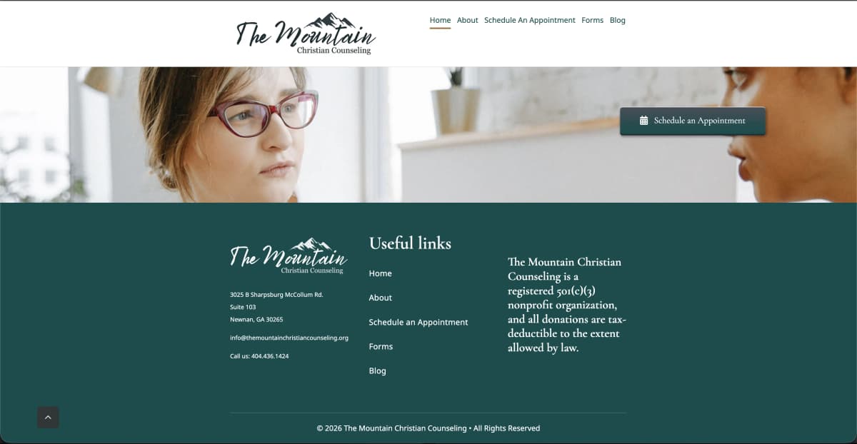 Before — Previous WordPress Site