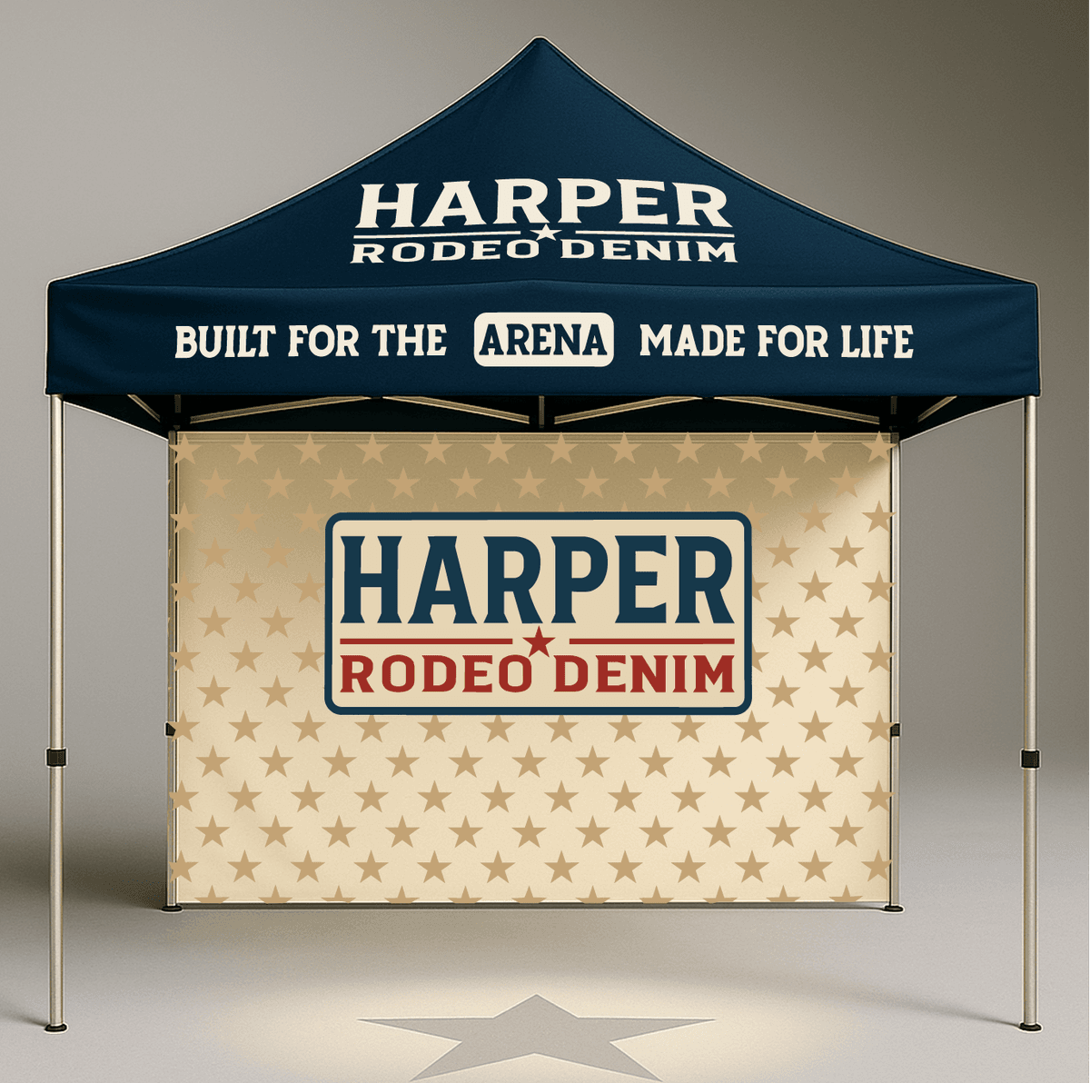 Harper Rodeo Denim Event Canopy