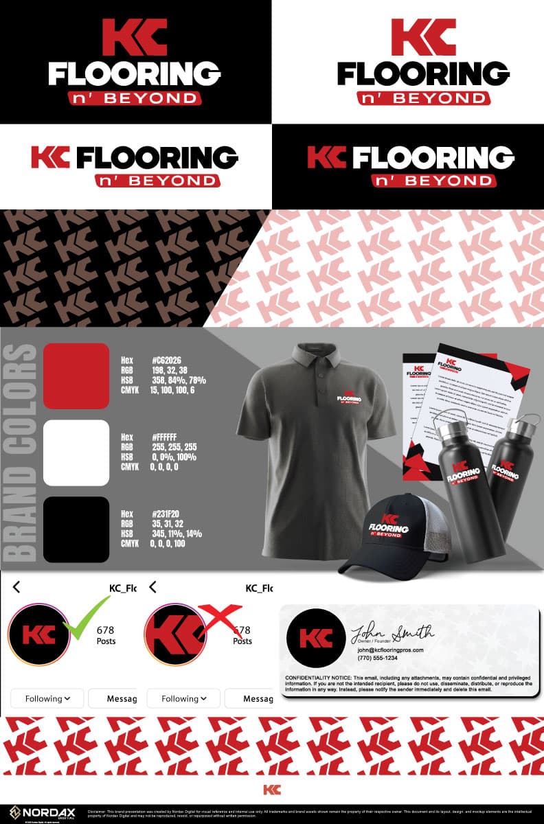 KC Flooring brand guide
