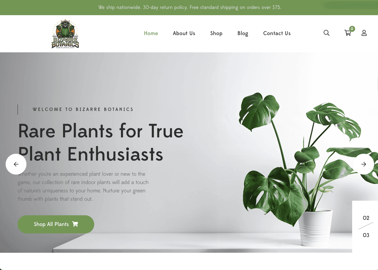 Bizarre Botanics - Brand Build