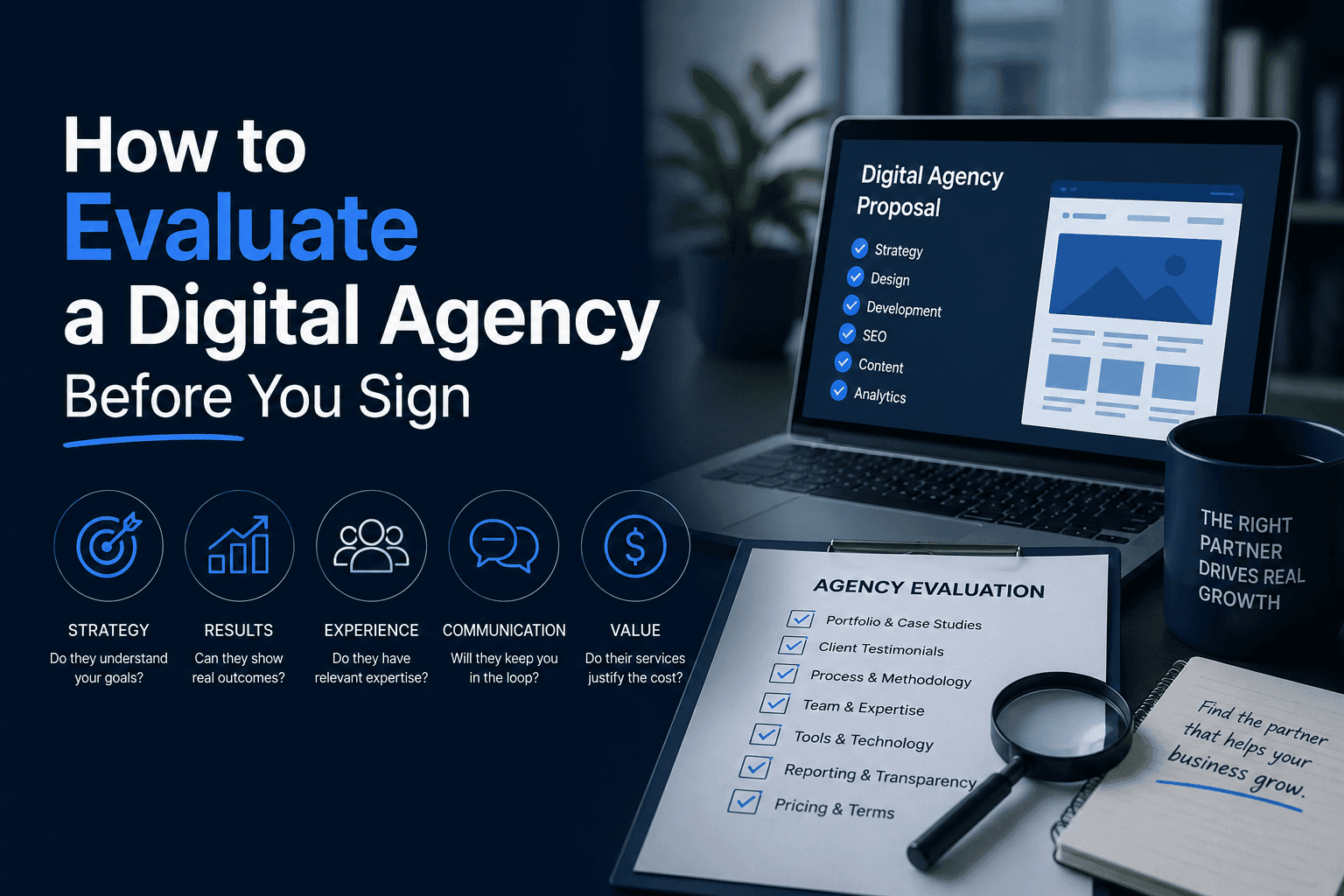 How to Evaluate a Digital Agency Before You Sign