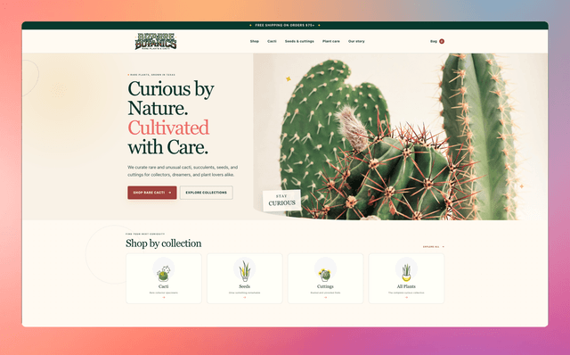 Bizarre Botanics - Brand Build