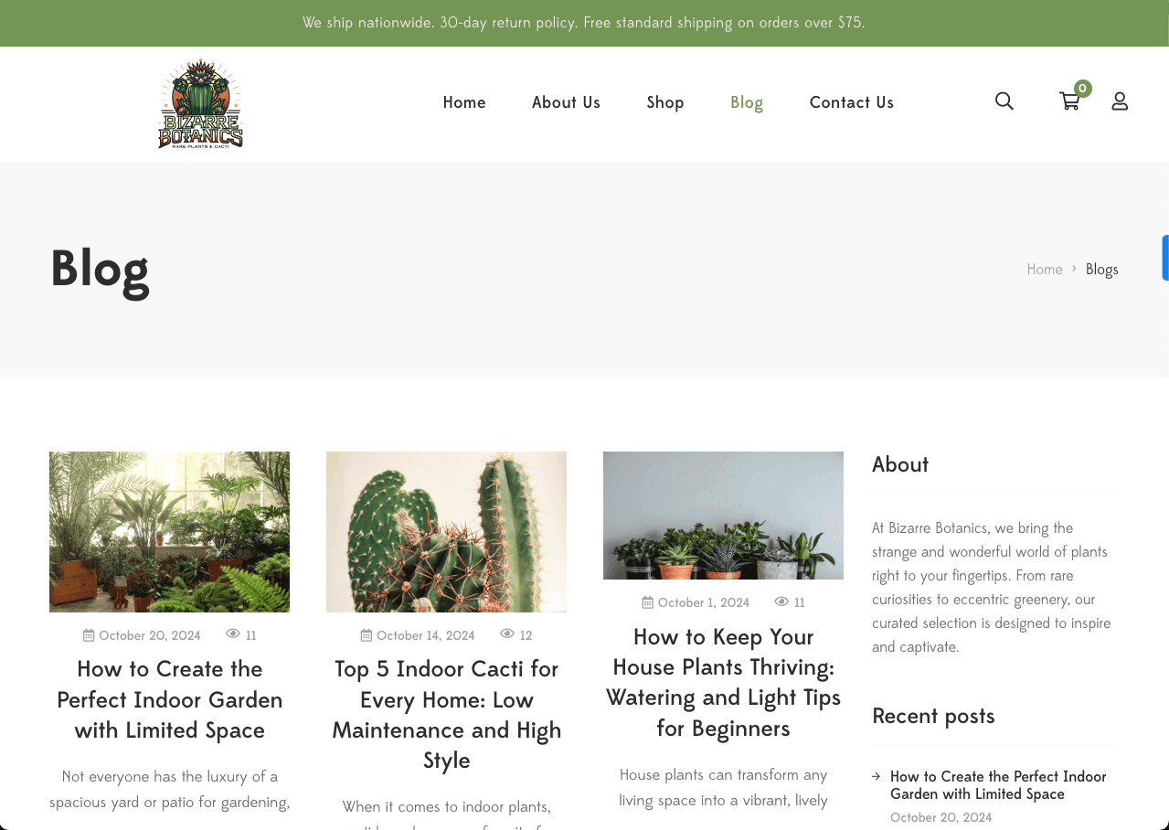 Bizarre Botanics - Brand Build – gallery 4